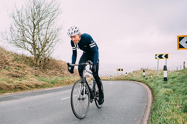 Eoghan in training for his Everesting attempt on 20 September.