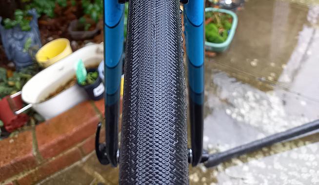 The low profile tread is exceptionally grippy - but not at the expense of speed.