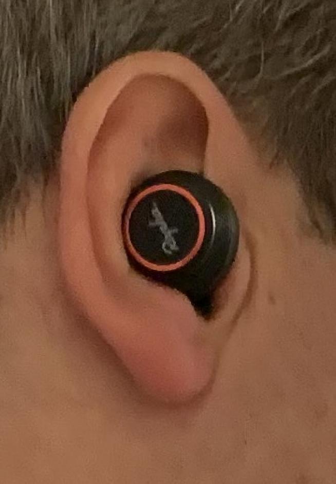 It takes a while to get the earphone to fit