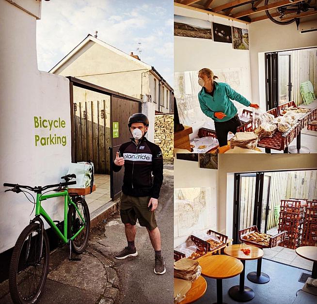 Plan2ride is well located for mountain bikers - and offers bakery deliveries.