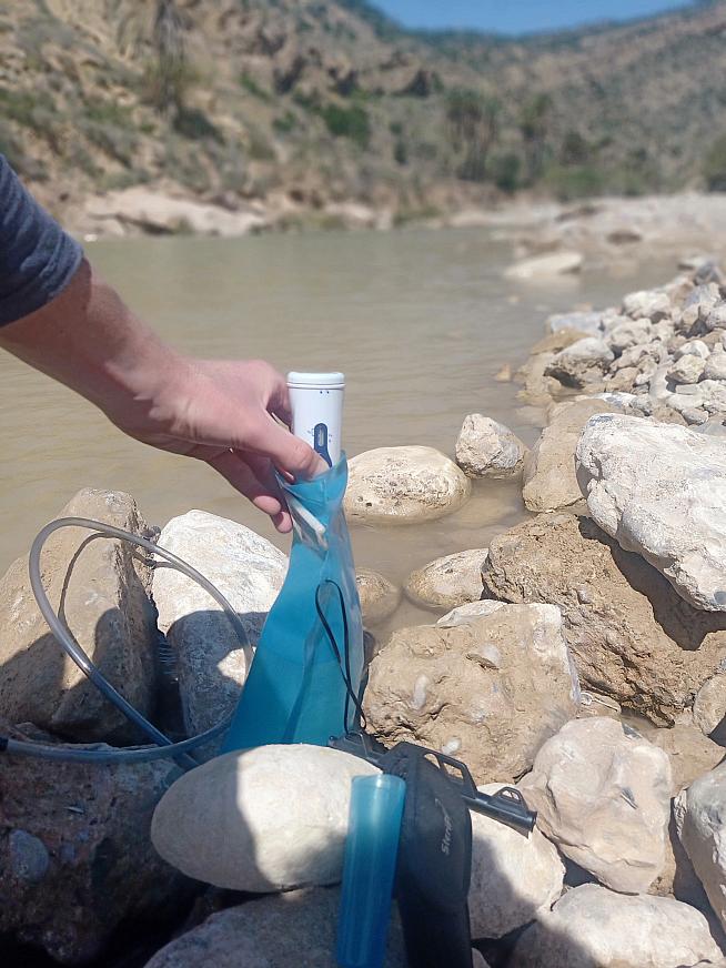 The Steripen can purify a litre of murky water in 90 seconds.