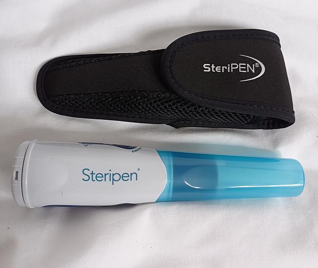 The Steripen comes with a storage pouch.