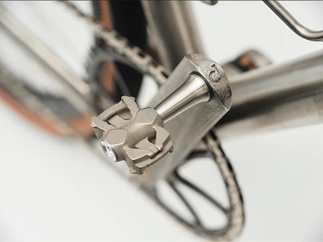 Titanum MyTi: a dual sided pedal destined for weight weenie stardom. Photo: Sturdy Cycles