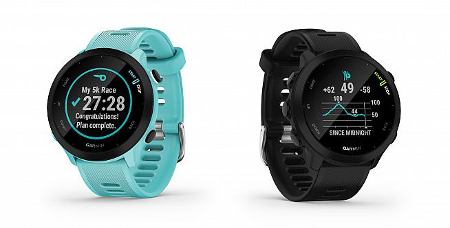 With 20 hours battery life in GPS mode and Strava connectivity the Forerunner 55 is a useful watch for cyclists too.