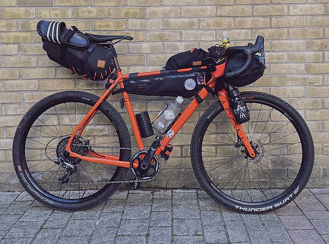 It wouldn’t be a gravel ride without a Mason bike - this is Jack’s Bokeh.