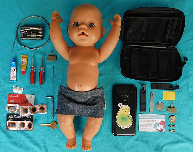 Kit grid! A dolly-mixture of essentials and unneccaccessories. Pic: Rosie Beyfus