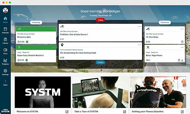SYSTM offers customisable workouts and training plans to meet your goals.