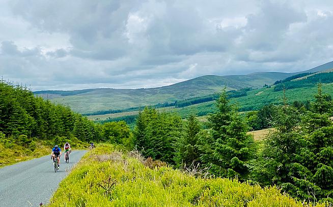 Slieve Maan where I finally stopped for a gel.