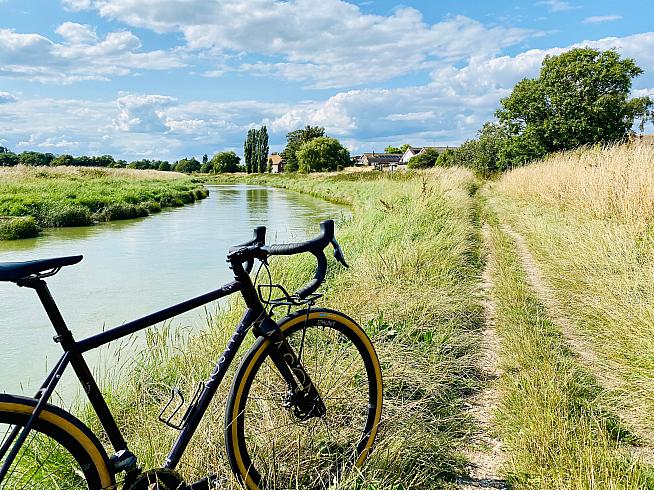 The SLR was out of its comfort zone on this riverside trail - but on road and smooth paths it excels.