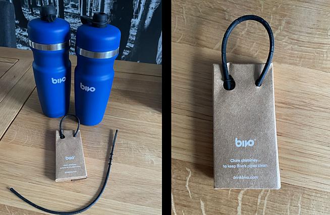 Bivo bottles can be taken apart for easy cleaning between rides.
