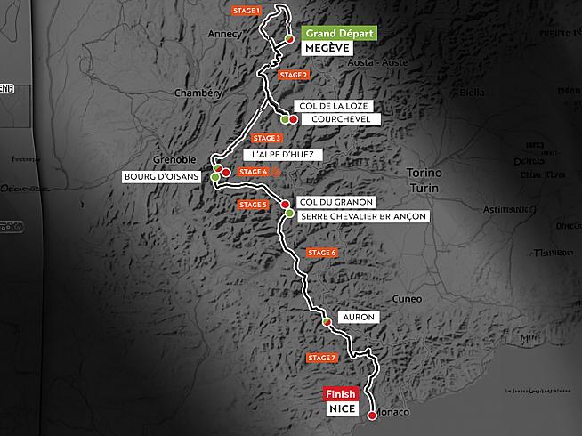 Haute Route Alps. Could be a decent week on the bike...