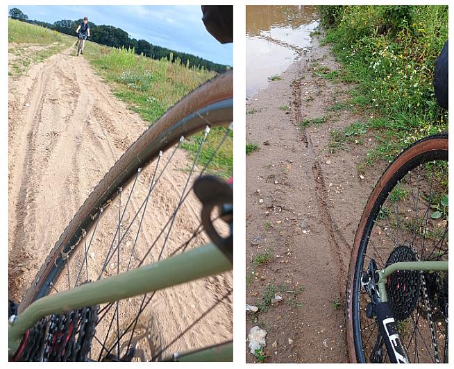 Wet or Dry - the tyres got a grip on the Wolf Way.