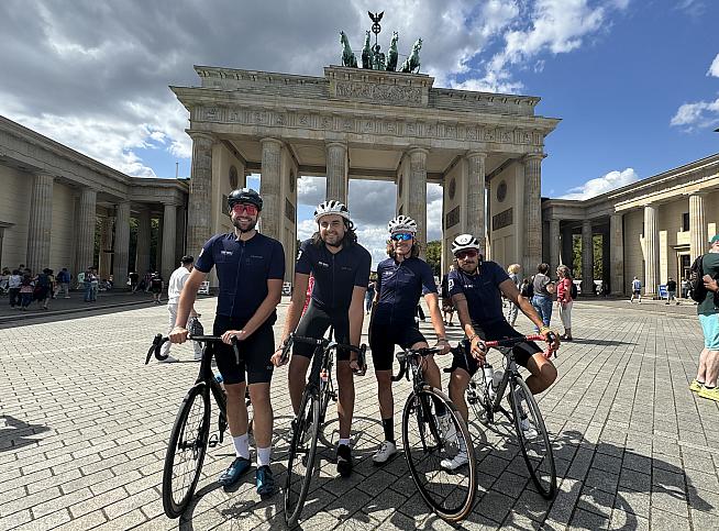 Brothers George and James Doyle with friends Dylan and Jamal completed a 1000-mile ride.