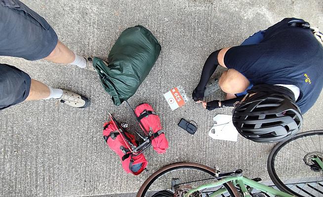 Busigny bag drop.